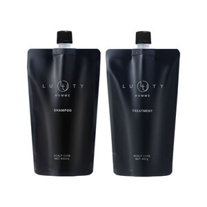 LUTY HOMME ルーティーオム シャンプー 400ml ・トリートメント 400g セット【詰替用】