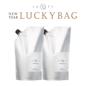 【福袋/20%OFF】LUTY ルーティー シャンプー 1000ml ・トリートメント 1000g セット 詰替用 【2026】(シャンプー（スムース）-トリートメント（スムース）)