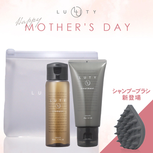 ＜4月末出荷予定＞【2025母の日 ギフト】トラベルヘアケアキット（ポーチ入り）(シャンプー（モイスト）-トリートメント（モイスト）)